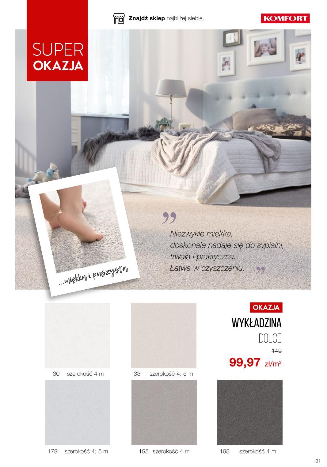 Gazetka promocyjna KOMFORT str. 31