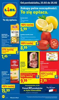 Lidl od poniedziałku